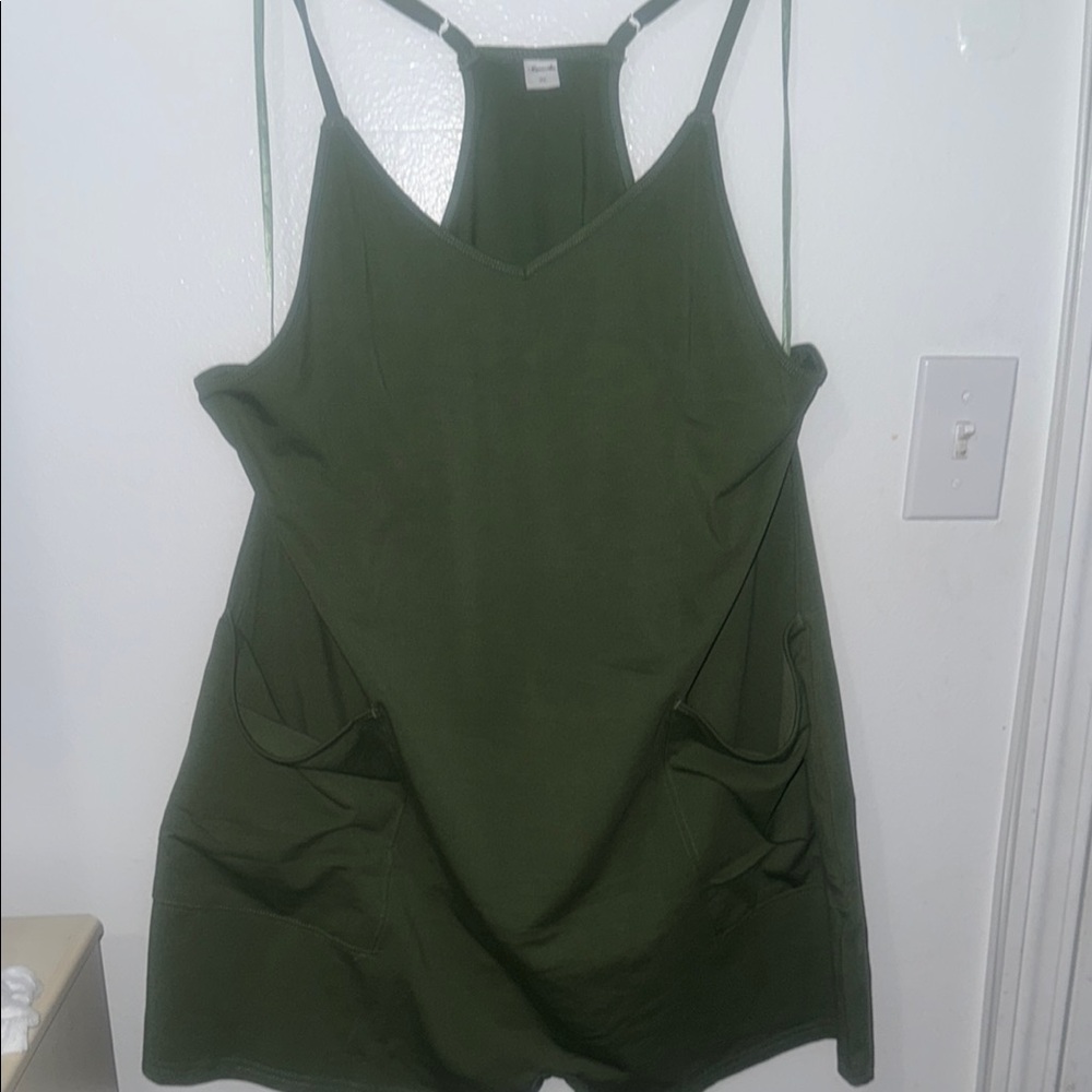 Caracilia Olive Green Women's Top